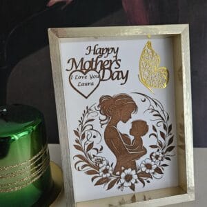 Obrazek w złotej ramce Mothers Day