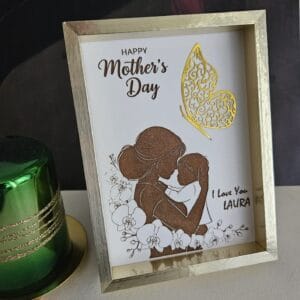 Obrazek w złotej ramce Mothers Day