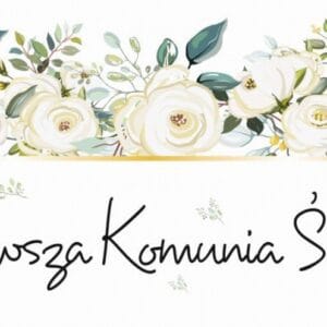 Plakat komunijny