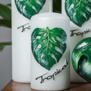 Świeca dekoracyjna słupek Tropical