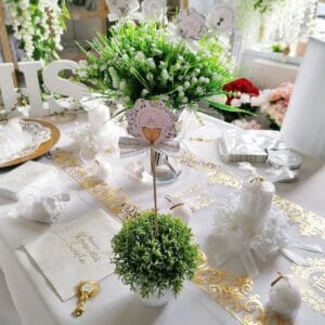ORGANZA komunijna / bieżnik