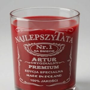 Szklanka z Grawerem „Najlepszy Tata Nr 1” – Personalizowana Edycja Premium